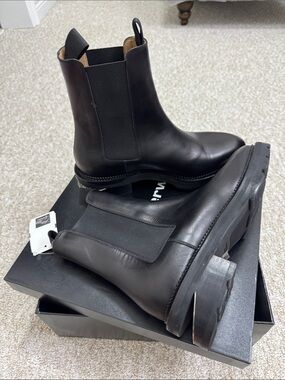 Alexanderwang Black Leather Chukka Boots